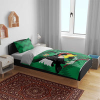 Custom Bolivia Football Bedding Set Andean Condor Vamo La Verde