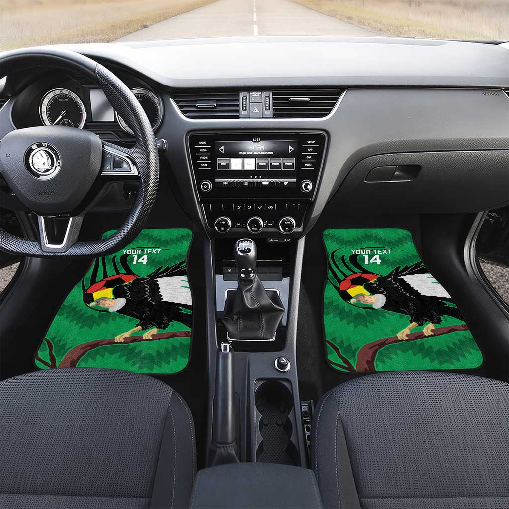Custom Bolivia Football Car Mats Andean Condor Vamo La Verde