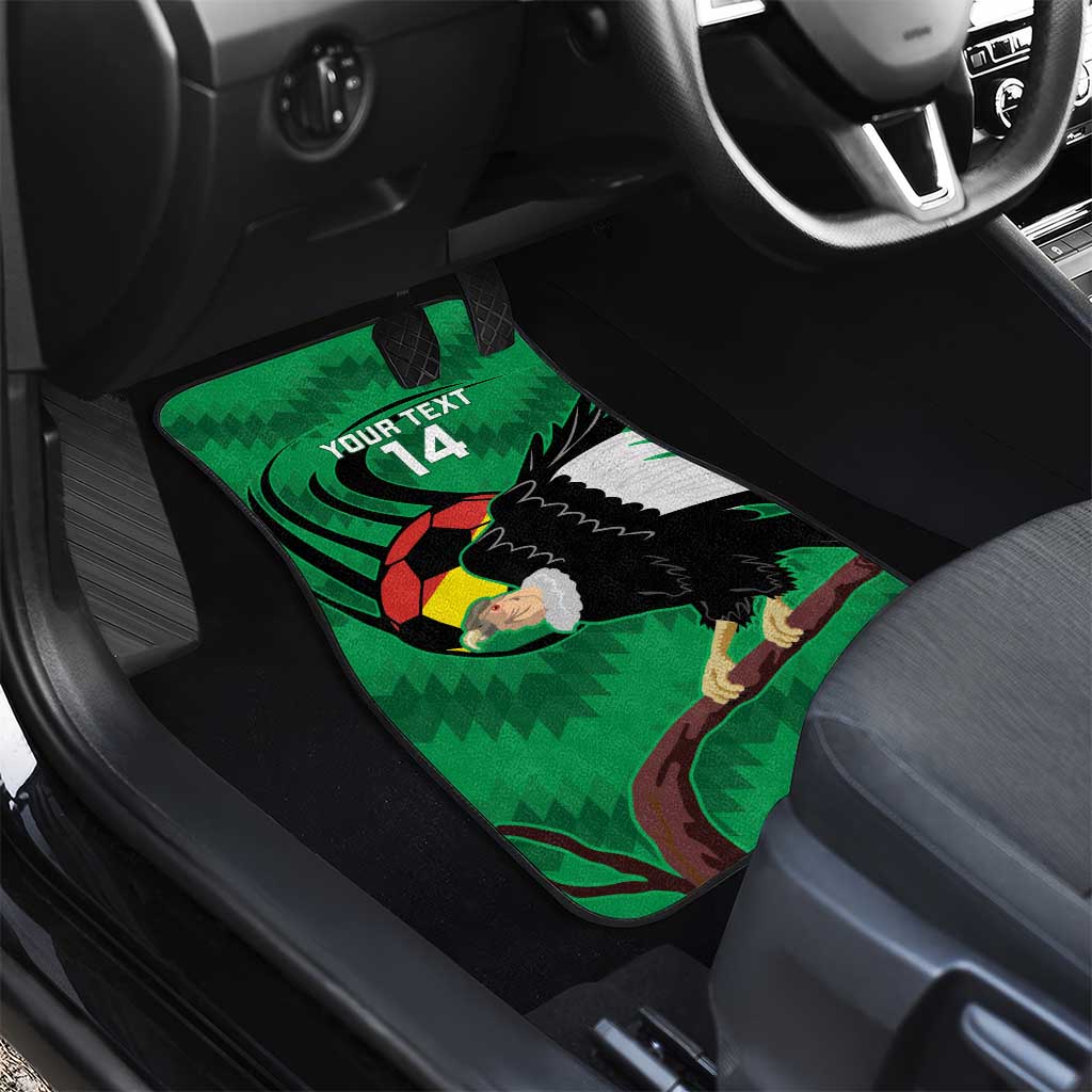 Custom Bolivia Football Car Mats Andean Condor Vamo La Verde
