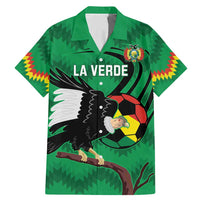 Custom Bolivia Football Family Matching Mermaid Dress and Hawaiian Shirt Andean Condor Vamo La Verde
