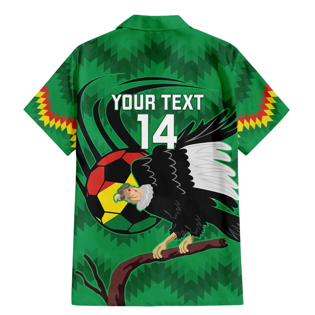 Custom Bolivia Football Family Matching Mermaid Dress and Hawaiian Shirt Andean Condor Vamo La Verde