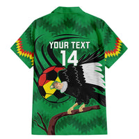 Custom Bolivia Football Family Matching Mermaid Dress and Hawaiian Shirt Andean Condor Vamo La Verde