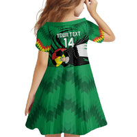 Custom Bolivia Football Family Matching Summer Maxi Dress and Hawaiian Shirt Andean Condor Vamo La Verde