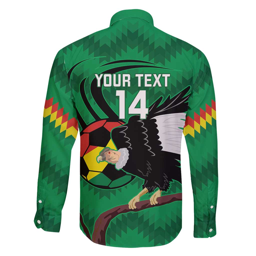 Custom Bolivia Football Family Matching Tank Maxi Dress and Hawaiian Shirt Andean Condor Vamo La Verde