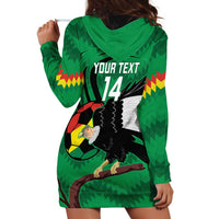 Custom Bolivia Football Hoodie Dress Andean Condor Vamo La Verde