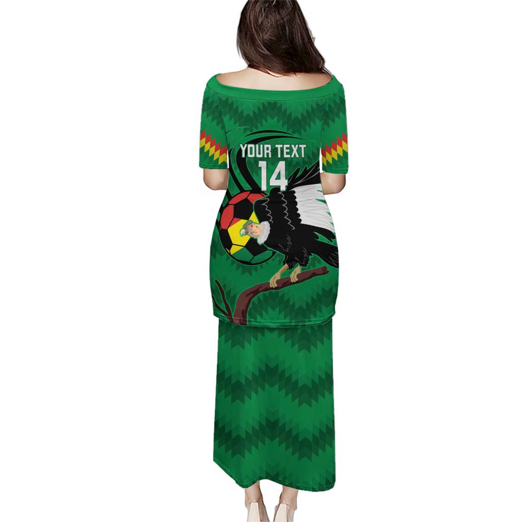 Custom Bolivia Football Puletasi Andean Condor Vamo La Verde