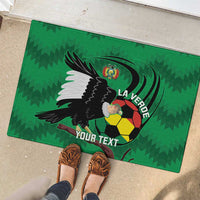 Custom Bolivia Football Rubber Doormat Andean Condor Vamo La Verde