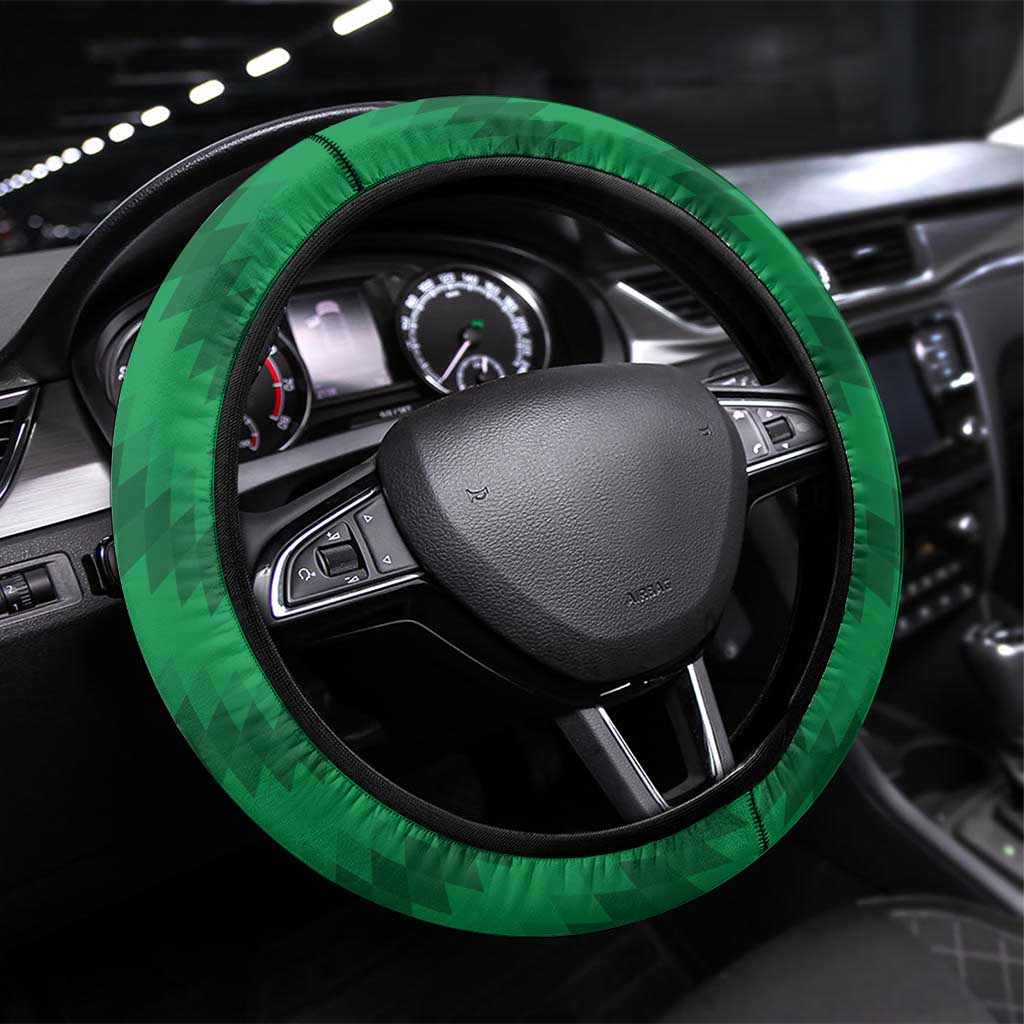 Bolivia Football Steering Wheel Cover Andean Condor Vamo La Verde