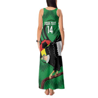Custom Bolivia Football Tank Maxi Dress Andean Condor Vamo La Verde