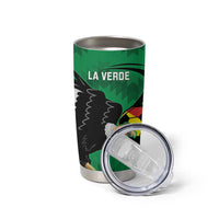 Custom Bolivia Football Tumbler Cup Andean Condor Vamo La Verde