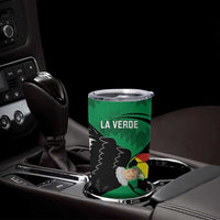 Custom Bolivia Football Tumbler Cup Andean Condor Vamo La Verde