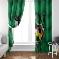 Custom Bolivia Football Window Curtain Andean Condor Vamo La Verde