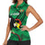Custom Bolivia Football Women Sleeveless Polo Shirt Andean Condor Vamo La Verde