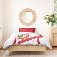 Custom Peru Football Bedding Set La Bicolor Coat Of Arms Style