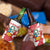 Custom Peru Football 4 in 1 Can Cooler Tumbler La Bicolor Coat Of Arms Style