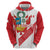 Custom Peru Football Hoodie La Bicolor Coat Of Arms Style