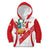 Custom Peru Football Kid Hoodie La Bicolor Coat Of Arms Style