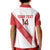 Custom Peru Football Kid Polo Shirt La Bicolor Coat Of Arms Style