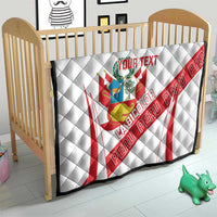 Custom Peru Football Quilt La Bicolor Coat Of Arms Style
