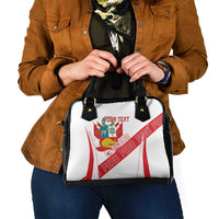 Custom Peru Football Shoulder Handbag La Bicolor Coat Of Arms Style