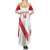 Custom Peru Football Summer Maxi Dress La Bicolor Coat Of Arms Style