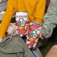 Custom Peru Football Tumbler Cup La Bicolor Coat Of Arms Style