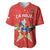 Custom Chile Football Baseball Jersey Vamos La Roja