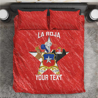 Custom Chile Football Bedding Set Vamos La Roja