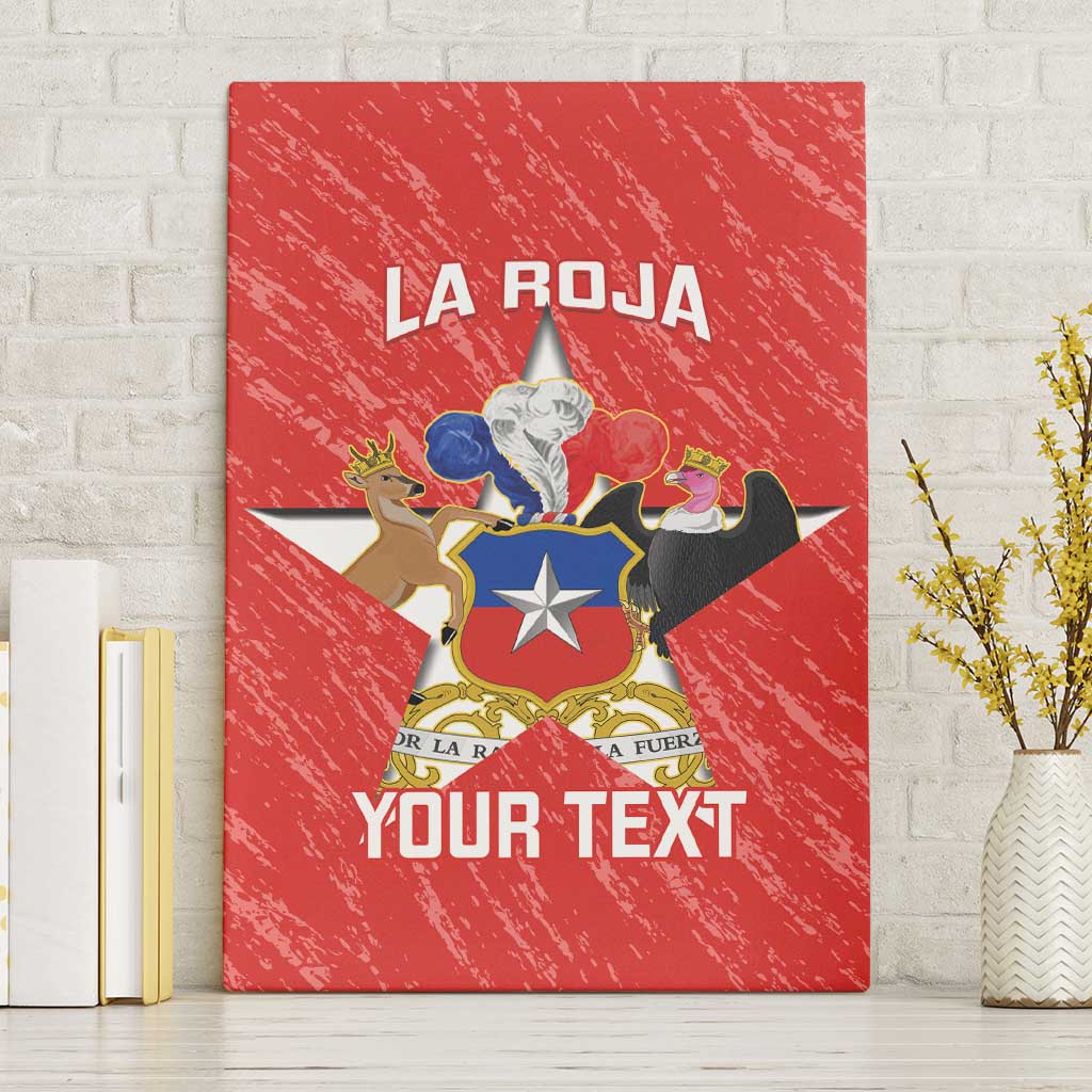 Custom Chile Football Canvas Wall Art Vamos La Roja