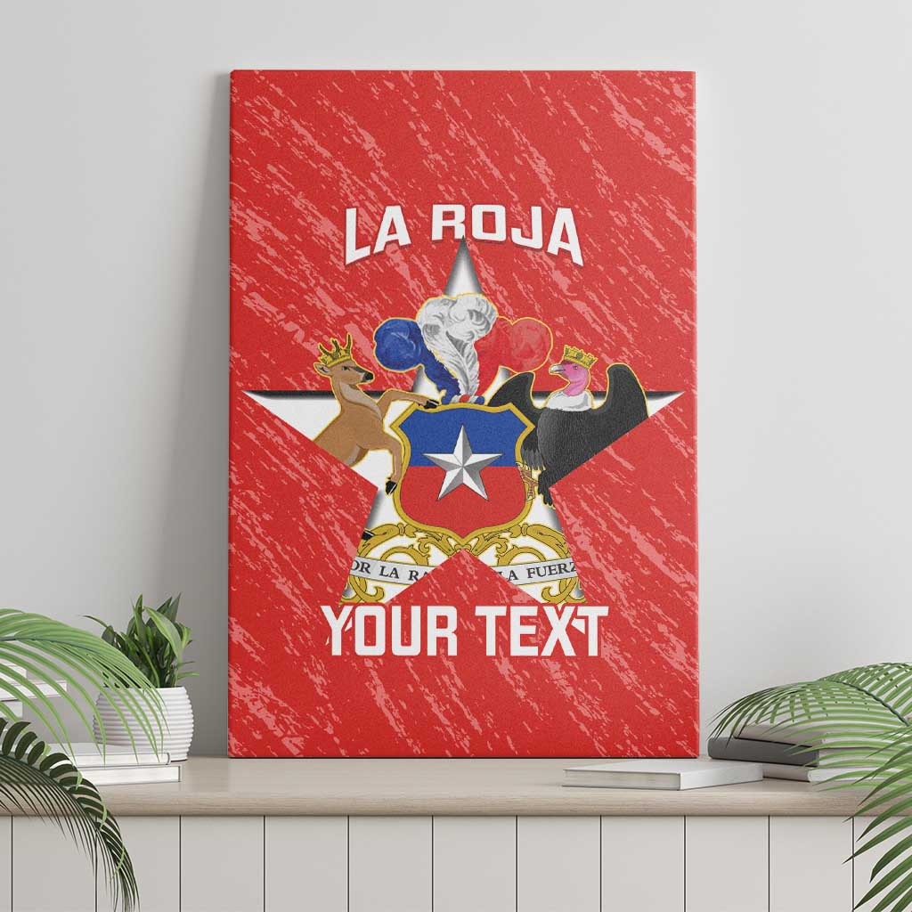 Custom Chile Football Canvas Wall Art Vamos La Roja