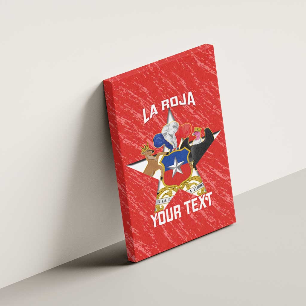 Custom Chile Football Canvas Wall Art Vamos La Roja