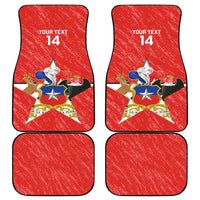 Custom Chile Football Car Mats Vamos La Roja