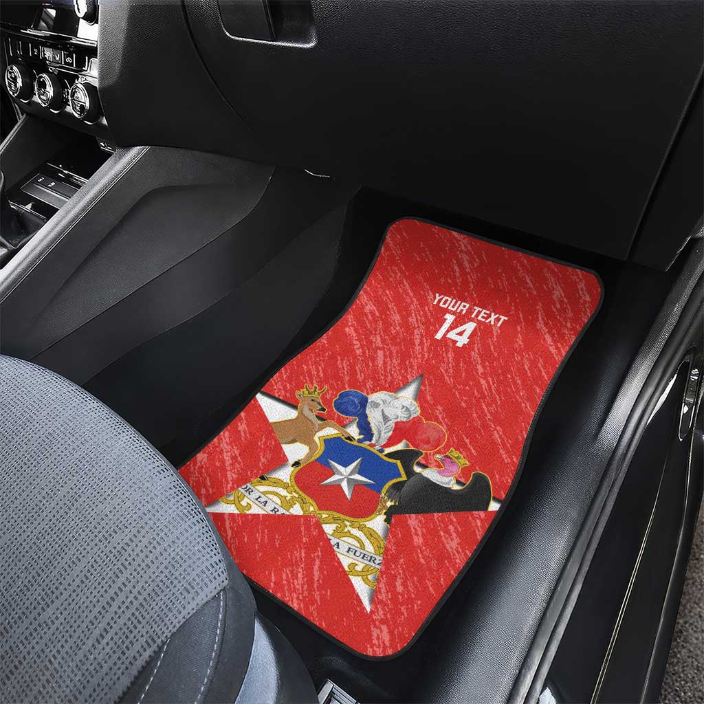 Custom Chile Football Car Mats Vamos La Roja