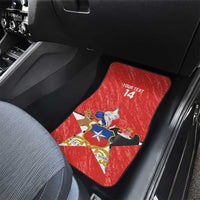 Custom Chile Football Car Mats Vamos La Roja