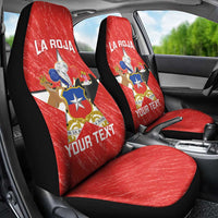 Custom Chile Football Car Seat Cover Vamos La Roja