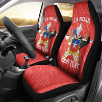 Custom Chile Football Car Seat Cover Vamos La Roja