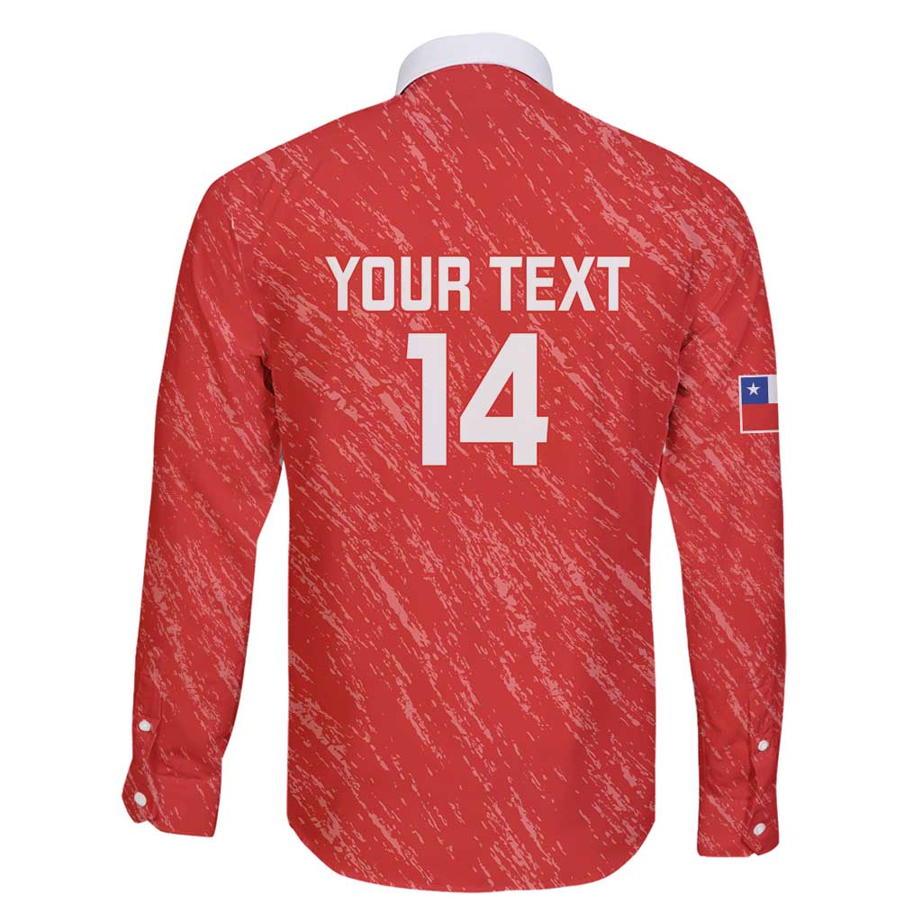 Custom Chile Football Family Matching Off Shoulder Short Dress and Hawaiian Shirt Vamos La Roja