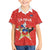Custom Chile Football Family Matching Short Sleeve Bodycon Dress and Hawaiian Shirt Vamos La Roja