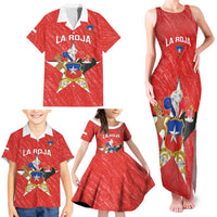 Custom Chile Football Family Matching Tank Maxi Dress and Hawaiian Shirt Vamos La Roja
