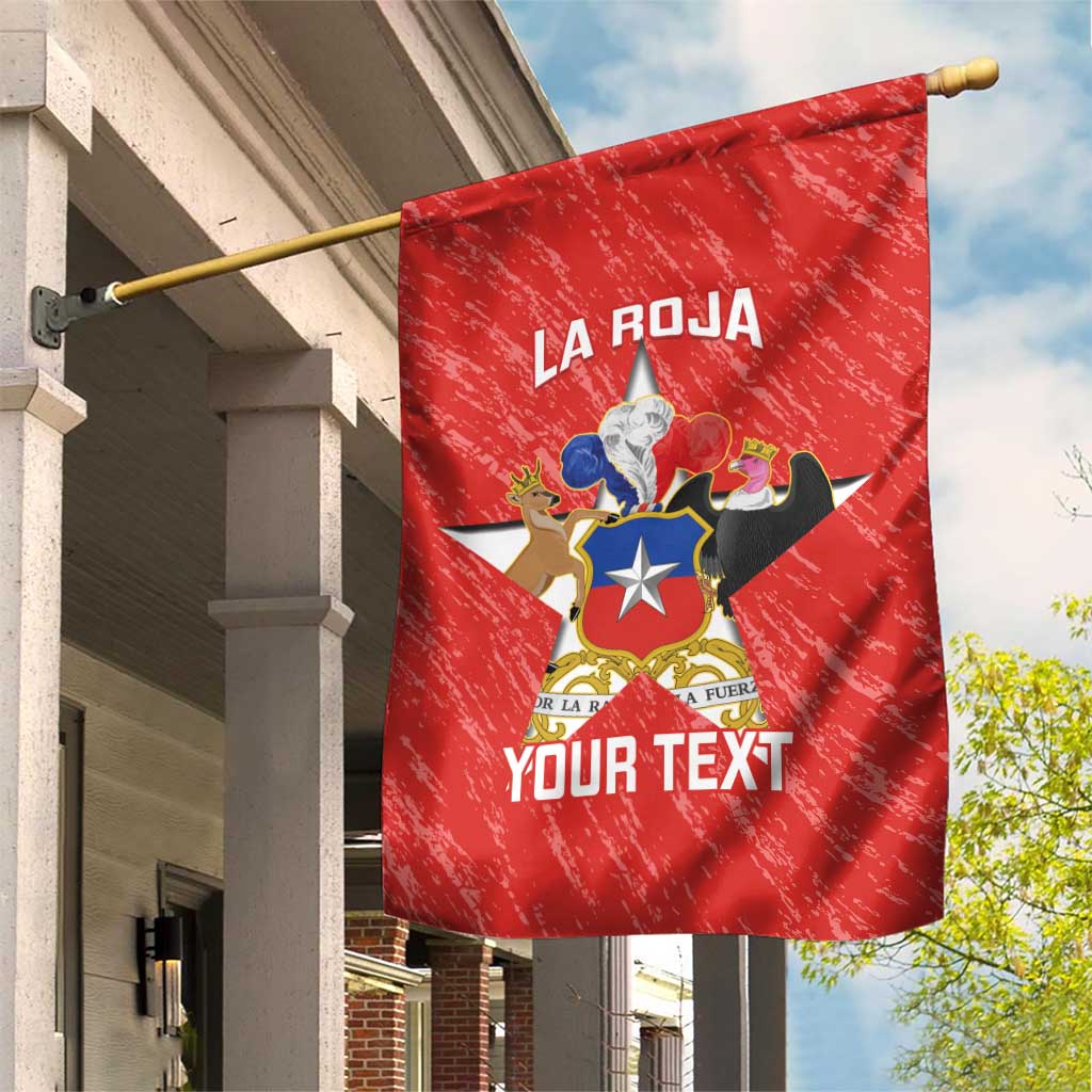 Custom Chile Football Garden Flag Vamos La Roja