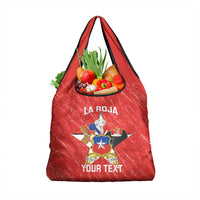 Custom Chile Football Grocery Bag Vamos La Roja