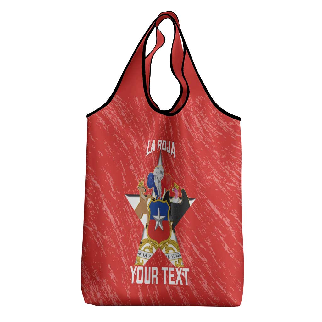 Custom Chile Football Grocery Bag Vamos La Roja