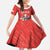 Custom Chile Football Kid Short Sleeve Dress Vamos La Roja