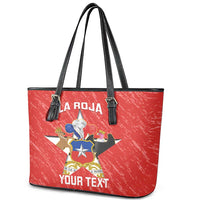 Custom Chile Football Leather Tote Bag Vamos La Roja