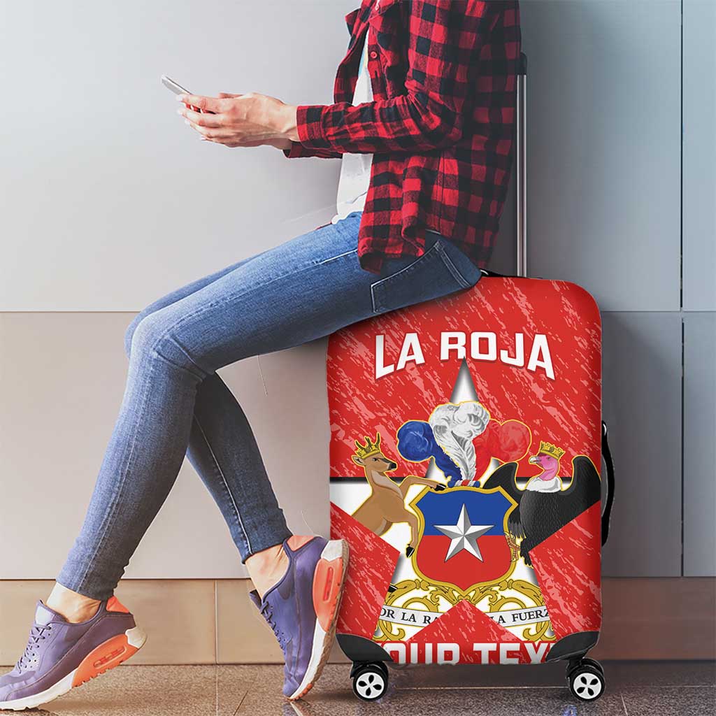 Custom Chile Football Luggage Cover Vamos La Roja