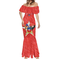 Custom Chile Football Mermaid Dress Vamos La Roja