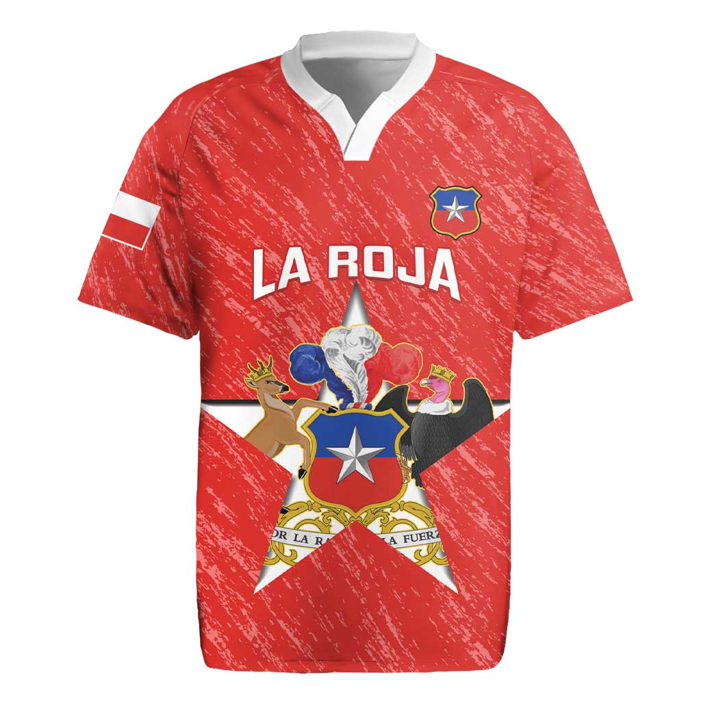 Custom Chile Football Rugby Jersey Vamos La Roja