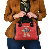 Custom Chile Football Shoulder Handbag Vamos La Roja
