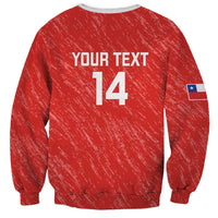 Custom Chile Football Sweatshirt Vamos La Roja