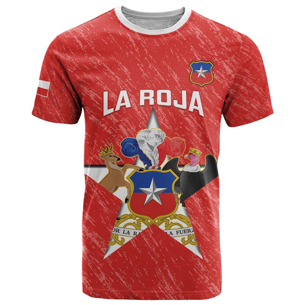 Custom Chile Football T Shirt Vamos La Roja
